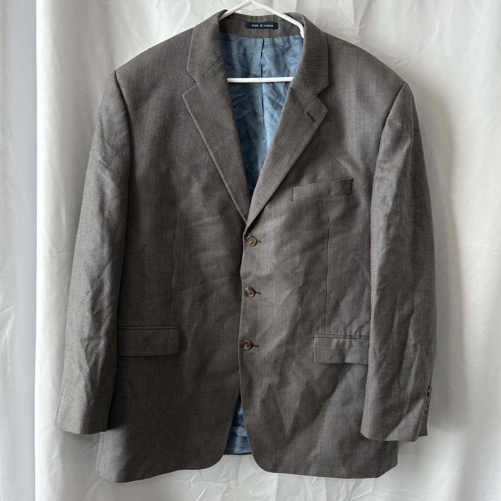 Ralph by Ralph Lauren Silk Wool Blend Suit Jacket size 48R